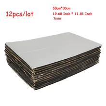 12 шт/7 мм партия изоляция автомобиля закрытый ячеистый лист пены 10 мм автомобильный фургон звукоизоляция омертвевающая изоляция автомобиля капот изоляция