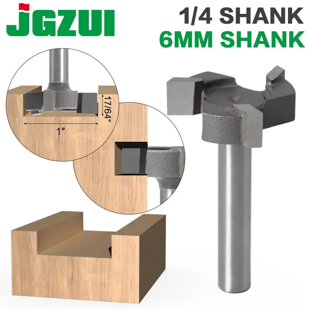High Strength 3-Flute Router Bit Woodworking 45# Carbon Steel T-Slot 1/5 Shank for Solid Wood 6mm handle High Strength 3-Flute Router Bit Woodworking 45# Carbon Steel T-Slot 1/5 Shank for Solid Wood 6mm handle