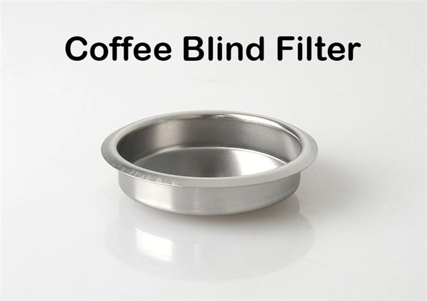 58 мм кофе слепой фильтр емкость корзины из нержавеющей стали без давления фильтр корзина кофе машина аксессуары для бариста