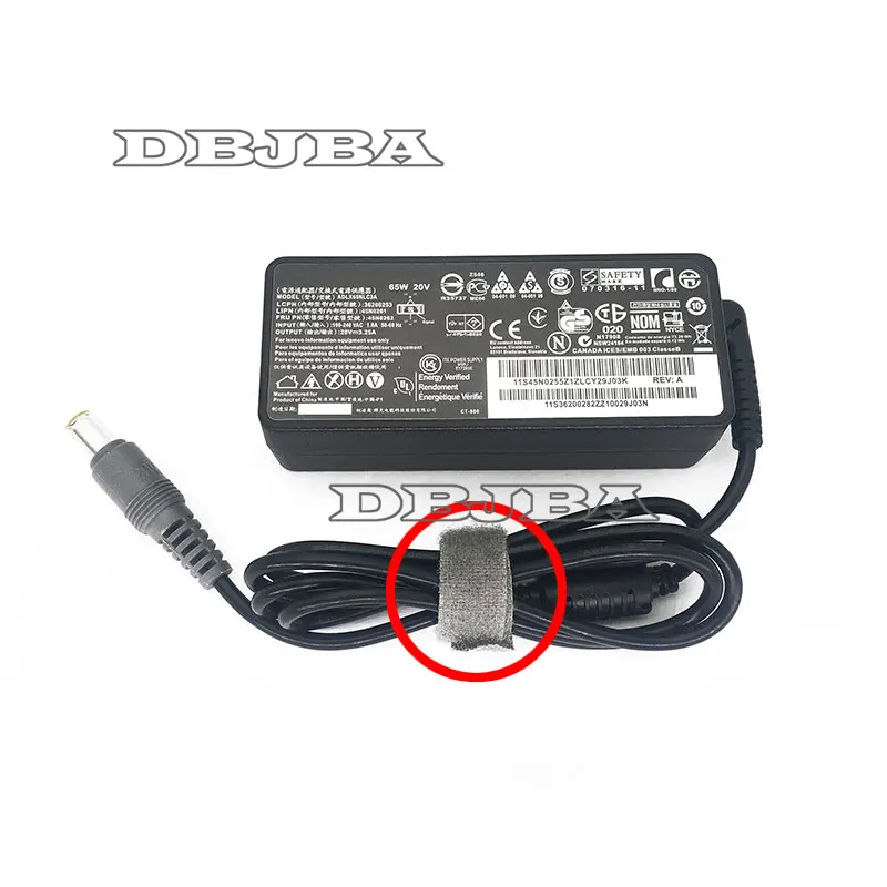 5pcs 20V 3.25A 7.9*5.5mm AC Lpatop 어댑터 전원 공급 lenovo/IBM T60 T60p T61 T61p X60 R60 Z60M Z60 Z60T Z61e Z61m Z61p