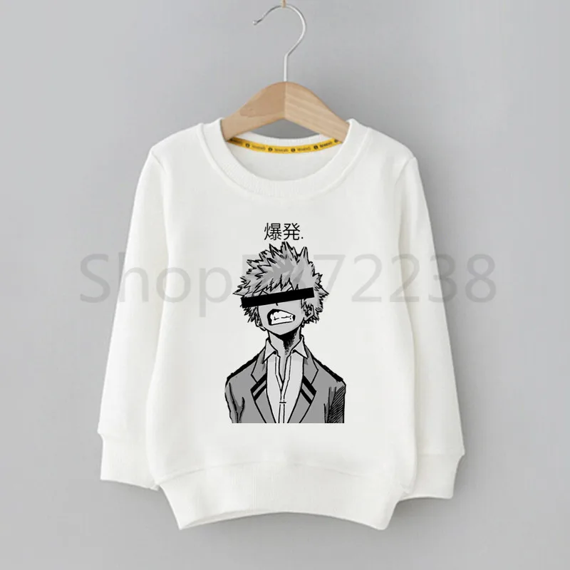 My Hero Academy Boku No Hero Academy Kids Miyazaki Hayao Kawaii/Детские толстовки с капюшоном и милым принтом; детская одежда - Цвет: I