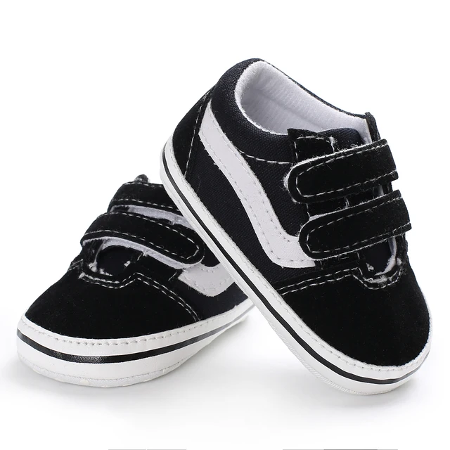 US $3.35 Brand New 2019 Cute Toddler Kids Canvas Sneakers Baby Boy Girl Soft Sole Crib First Walker Shoes An