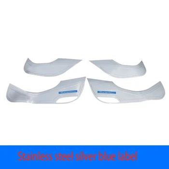 

for15-18 new Tucson door anti-kick pad stainless steel interior anti-kick board protective pad sticker modification