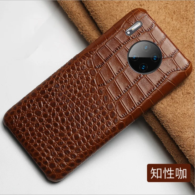 Чехол из натуральной крокодиловой кожи для телефона huawei mate 9 10 20 P9 p10 p20 p30 lite pro p smart