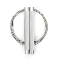 Enhanced Speed Jump Rope for Fitness and Endurance Training (Silver)