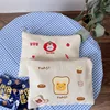 Women Canvas Cosmetic Bag Cute Embroidery Makeup Bags Girls Lovely Cloth Wallet Cotton Zipper Purse Storage Organizer Pencil Bag 1