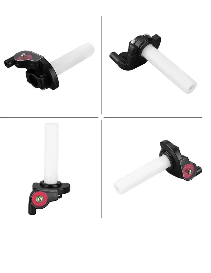Sclmotos- 22mm Motorcycle Racing Aluminum Visible Quick Twist Gas throttle Settle Grips Dirt Pit Bike ATV UTV XR50 CRF50 KLX