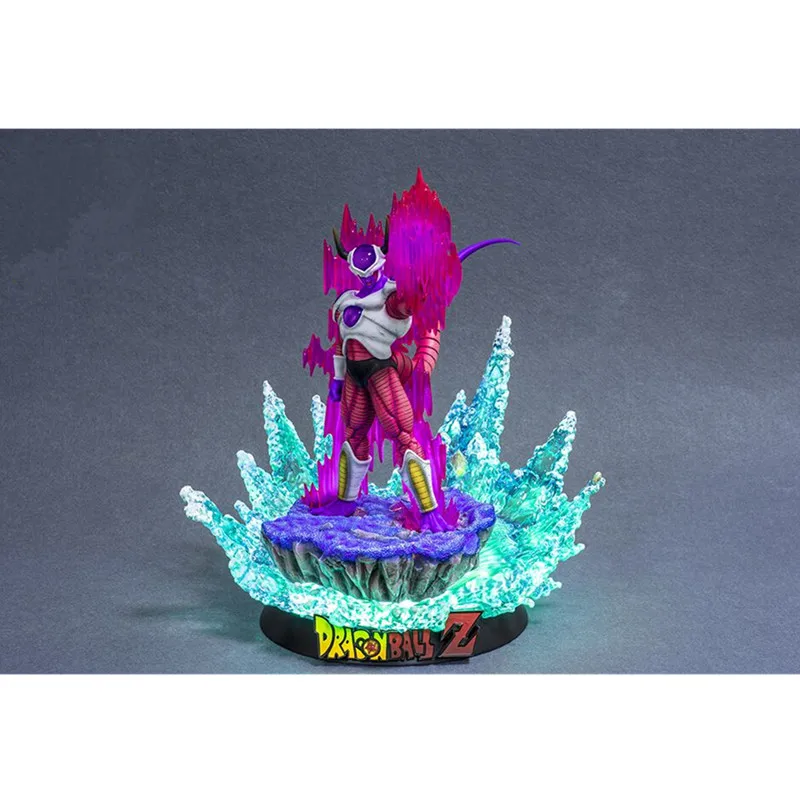 Мультфильм Dragon Ball космический император курд 1:8 Frieza Вселенной Boss GK статуя с светодиодный осветительные приборы ПВХ Рисунок собирать модель игрушка M2668
