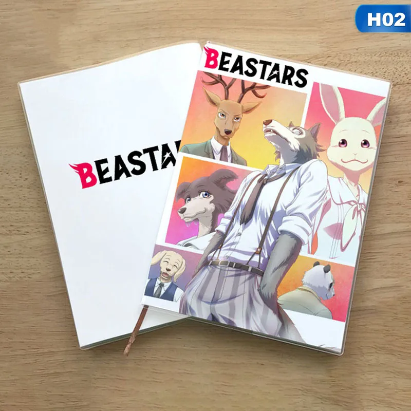 02 Hotest аниме BEASTARS серия милый мультфильм блокнот для студентов Kawaii подарок канцелярские принадлежности - Цвет: 02