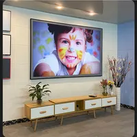 Everycom Projector Screen Reflective Enhance Brightness 60 100 120inch Fabric Cloth Projection Screen Portable for all Projector - Image 3
