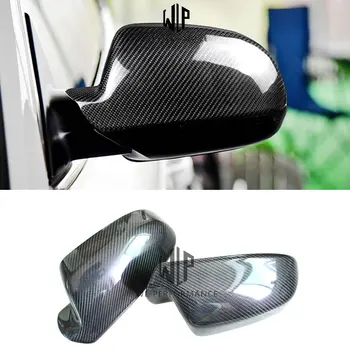 

A4 High Quality Carbon Fiber Car Rearview Mirror Stick-on Cap Cover Trim Fit For Audi A4L Car Styling 2013-UP