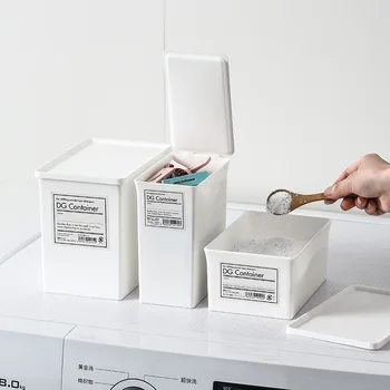 

Style Detergent Storage Box with Lid Drawer-type