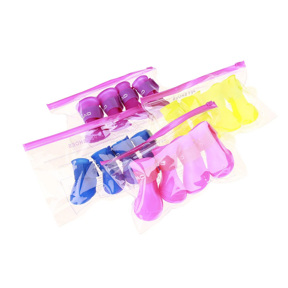 4pcs-Pet-Dog-Shoes-Waterproof-Rain-Pet-Shoes-for-Dog-Puppy-Rubber-Boots-Candy-Color-Puppy (17)
