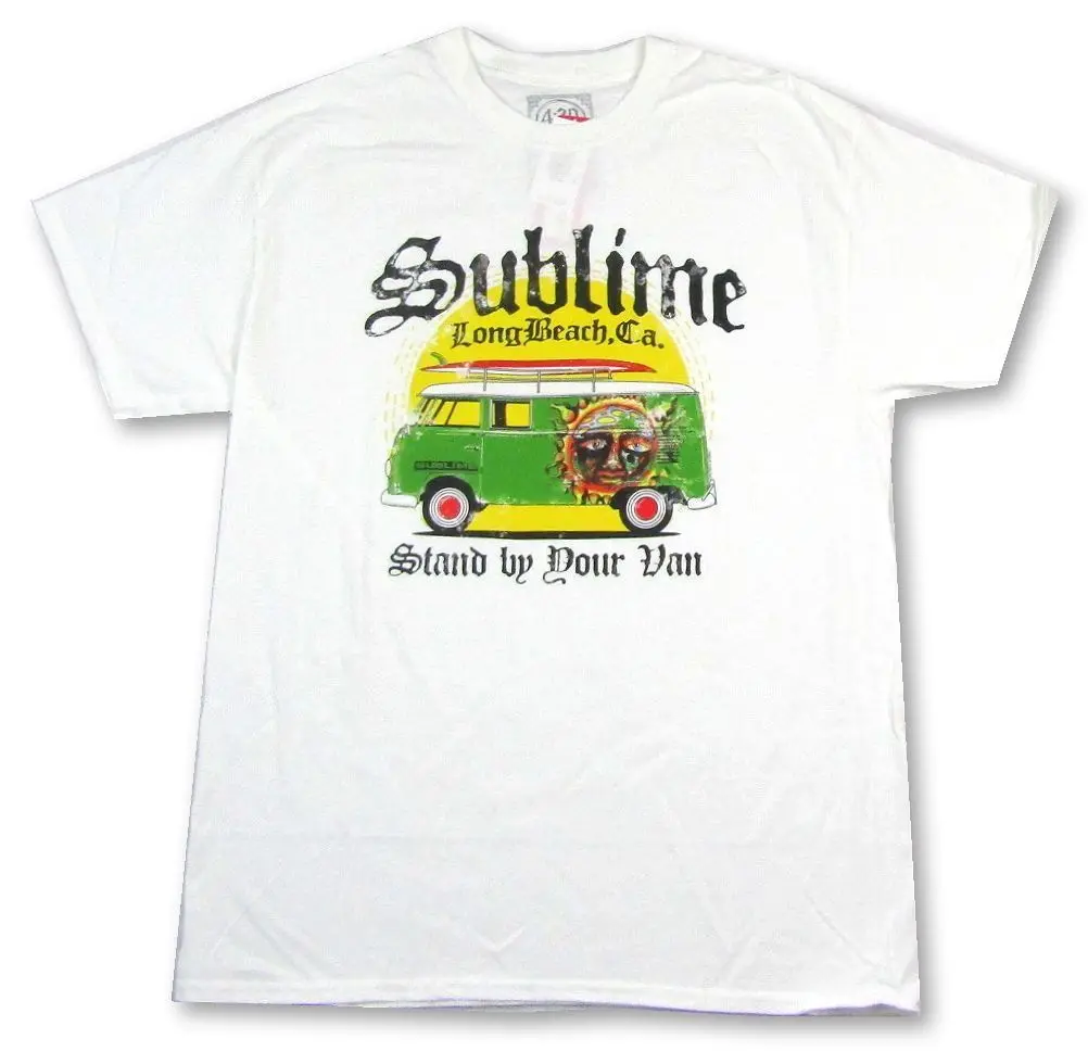 

Sublime Stand By Your Van White T Shirt New Official Band Merch