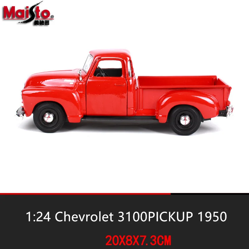 Винтажный пикап Maisto 1:24 Ford модель автомобиля из сплава литья под давлением