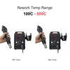 NEWACALOX 110V/220V 700W PCB Rework Station LCD Temperature Adjustable Hot Air Gun Desoldering Heat Gun Soldering Station Tool ► Photo 2/6