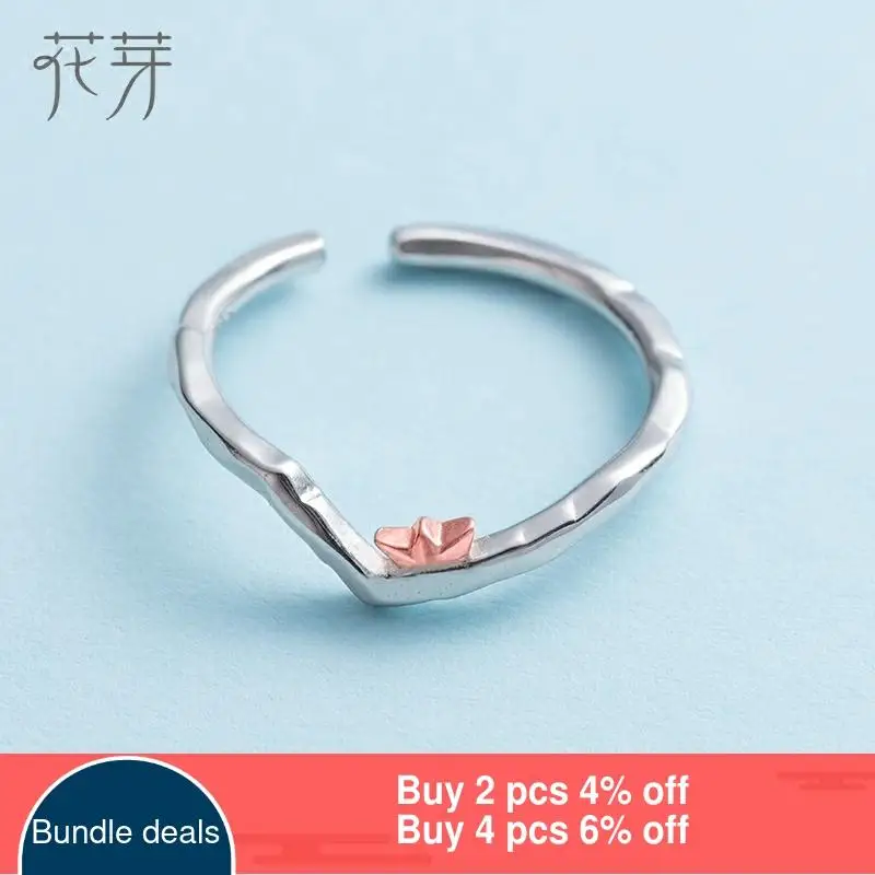 Женское кольцо на палец из серебра пробы с розовым золотом|Кольца| |