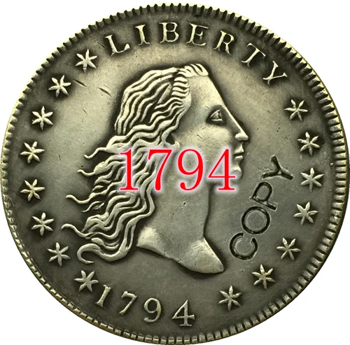 USA 1794 Flowing hair Dollar type 1 Copy Coins | Дом и сад