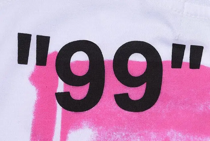 Европейская американская 19SS Off-White OW граффити стрелы пара влюбленных моделей Повседневная модная хлопковая Футболка с круглым вырезом и коротким рукавом
