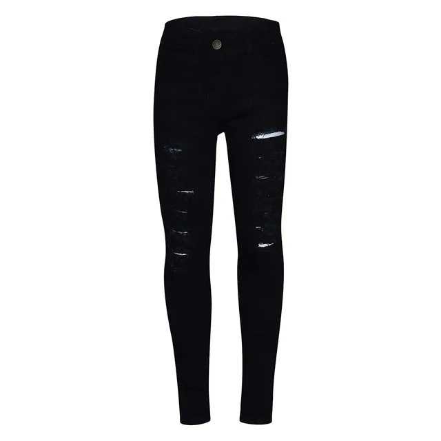 women's fashion jeans Pants 314 Years Old Children's Fashion Tight