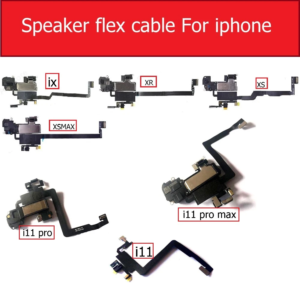 Light Proximity Sensor Flex Cable Earpiece Ear Speaker Assembly For
