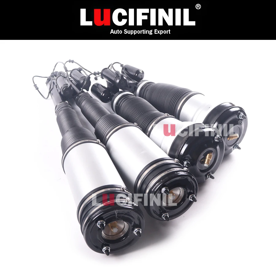 

LuCIFINIL 4x Front Rear Air Suspension Shock Strut For Mercedes 4MATIC W220 S430 S500 2203205013 2203202238(138)