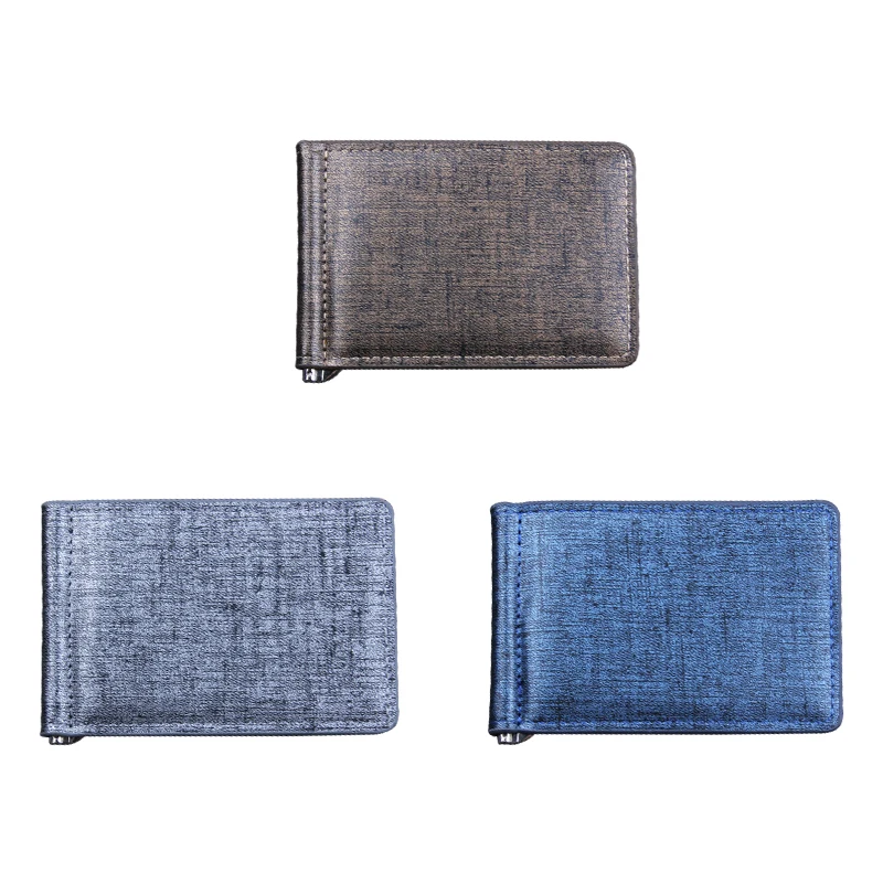 Brief Men Wallet Short Thin Slim Coin Purse Multi Slots Business Card Holder Solid Luxury Brand Vintage Male Bifold Billfold