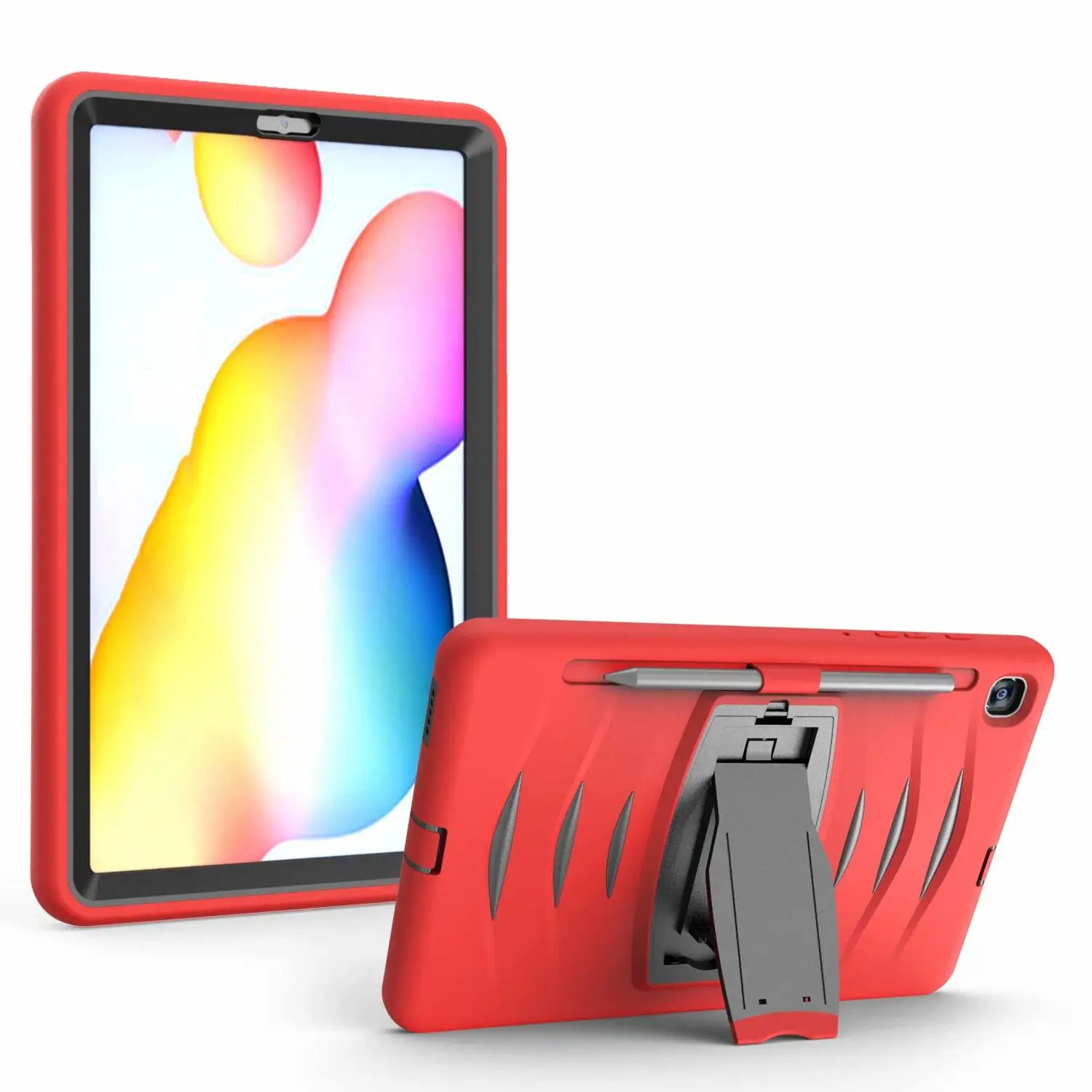 

Stand Cover For Samsung Galaxy Tab S6 Lite P610 P615 10.4 Inch 2020 Shell Funda Hybrid Armor Kids Shockproof Tablet Protect Case