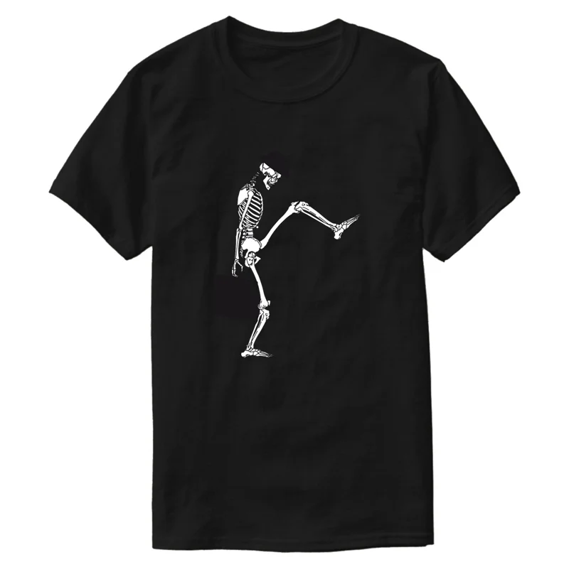 Повседневная футболка для взрослых и девочек с принтом «death silly walking Man», мужская одежда унисекс, хлопковые футболки больших размеров