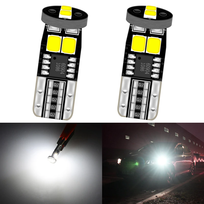 2 Pezzi W5W Led Canbus T10 168 Luci Di Parcheggio Di Spazio W5W Lampadina A Led Per Volkswagen Vw Polo Passat B5 B6 Cc Golf 4 5 6 7 Jetta