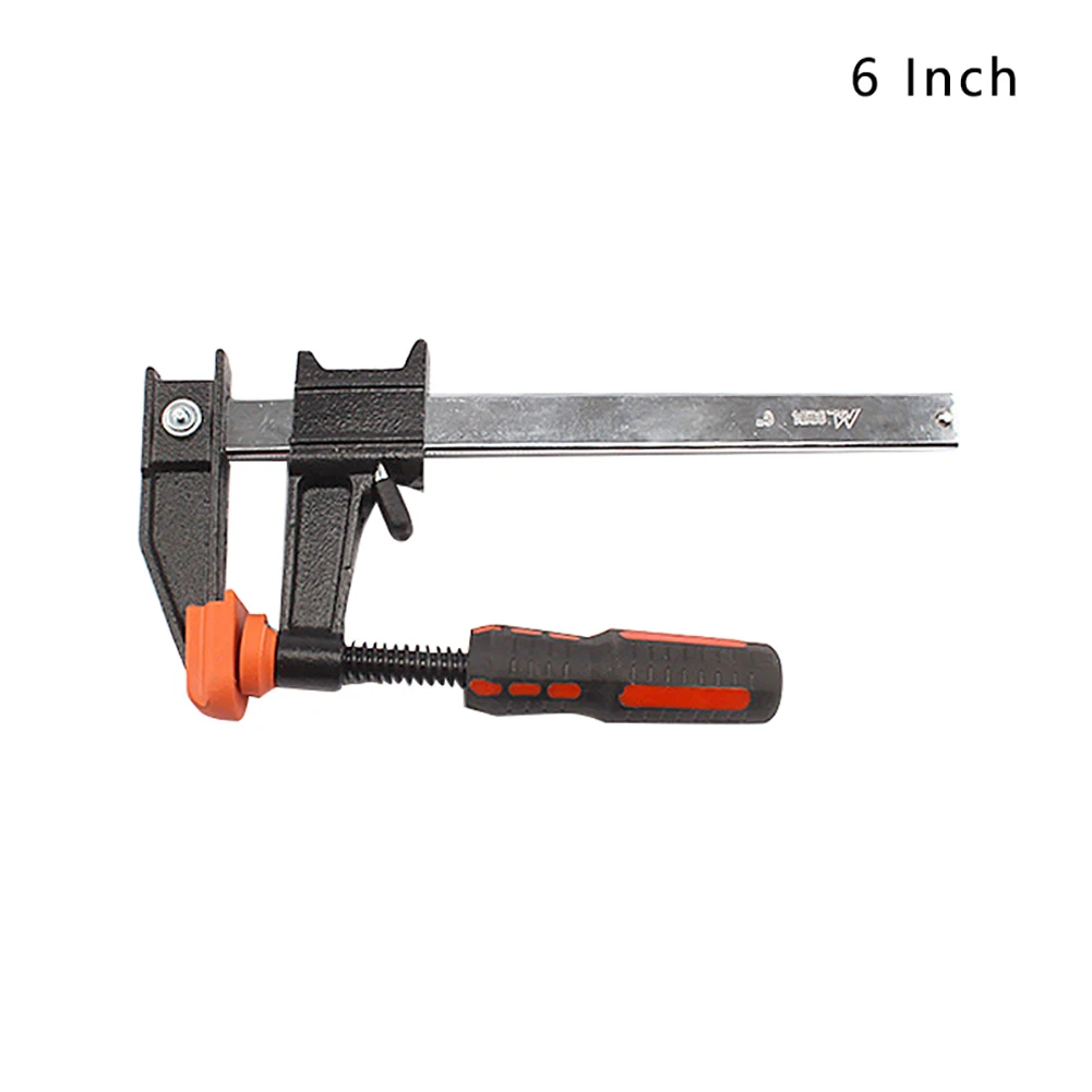 

Adjustable DIY Steel Anti Slip Portable Hand Practical Tool Wood Working F Clamp Durable Bar Clip Quick Ratchet Clutch