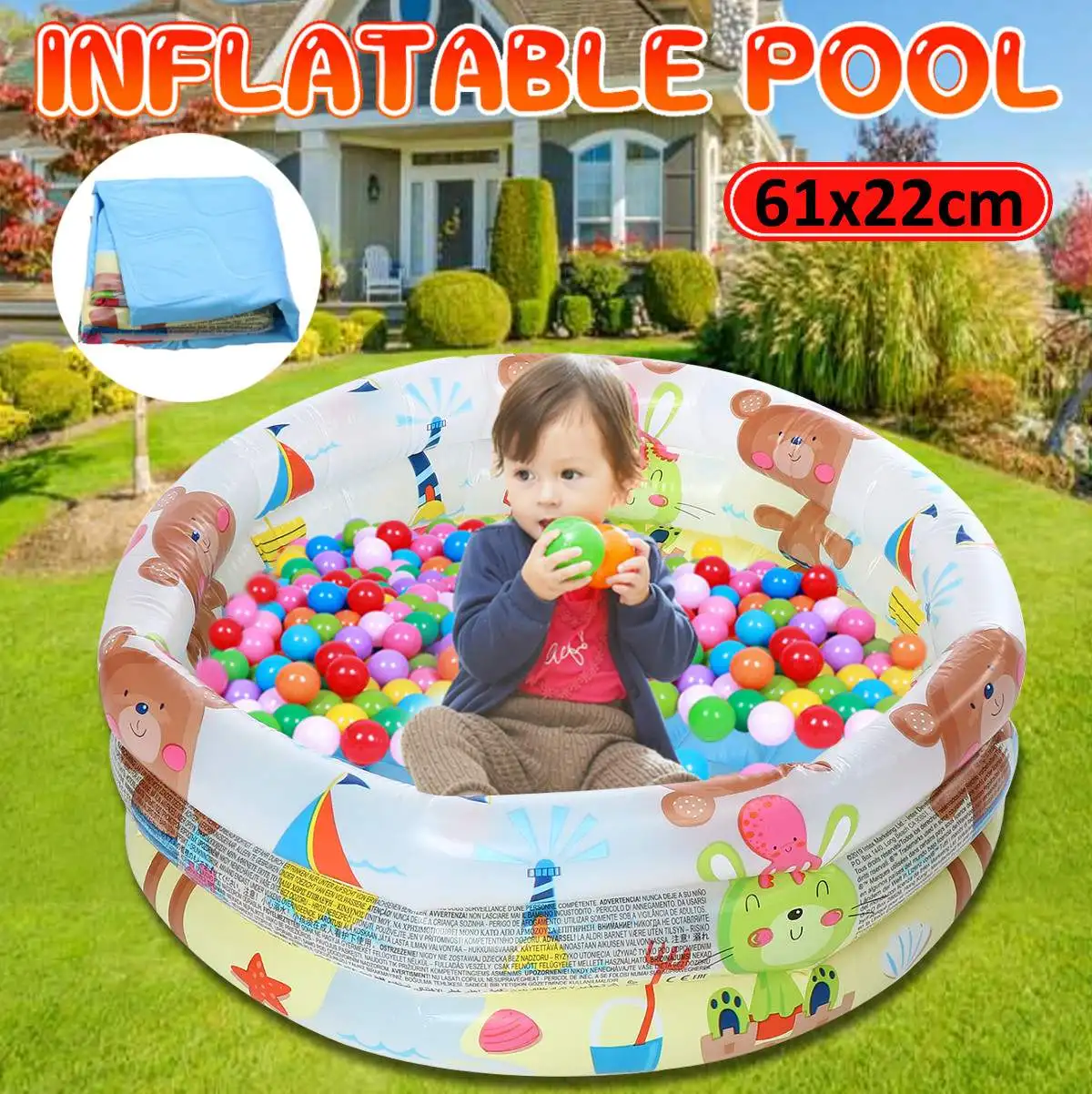 one ring inflatable pool