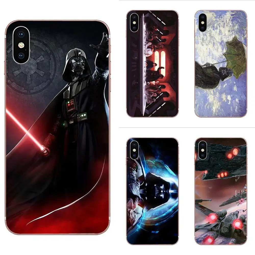 Звездные войны Звездная ночь Вейдер Дарт для Xiao mi 3 4 4C 4i 5 5s 5X6 6X8 SE Pro Lite A1 Max x 2 Note |