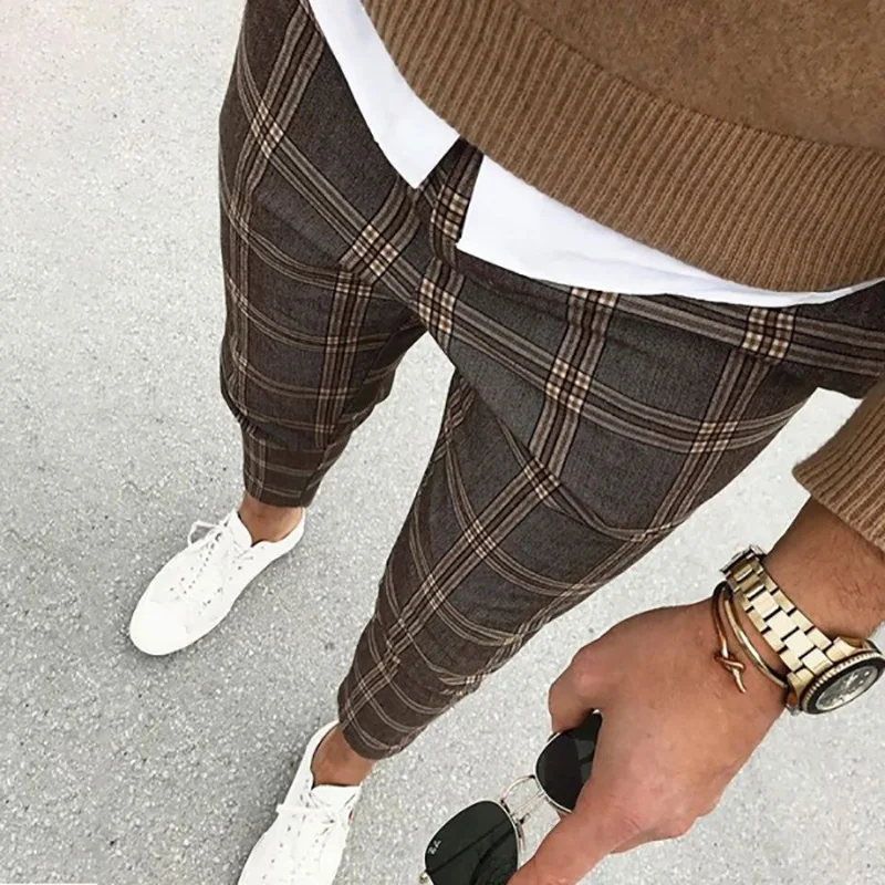 Classic Men Lattice Suit Pants 2020 Summer Thin Plaid Suit Trousers Casual Business Vintage Formal Pants For Wedding Party 2020 Classic Men Lattice Suit Pants 2020 Summer Thin Plaid Suit Trousers Casual Business Vintage Formal Pants For Wedding Party 2020