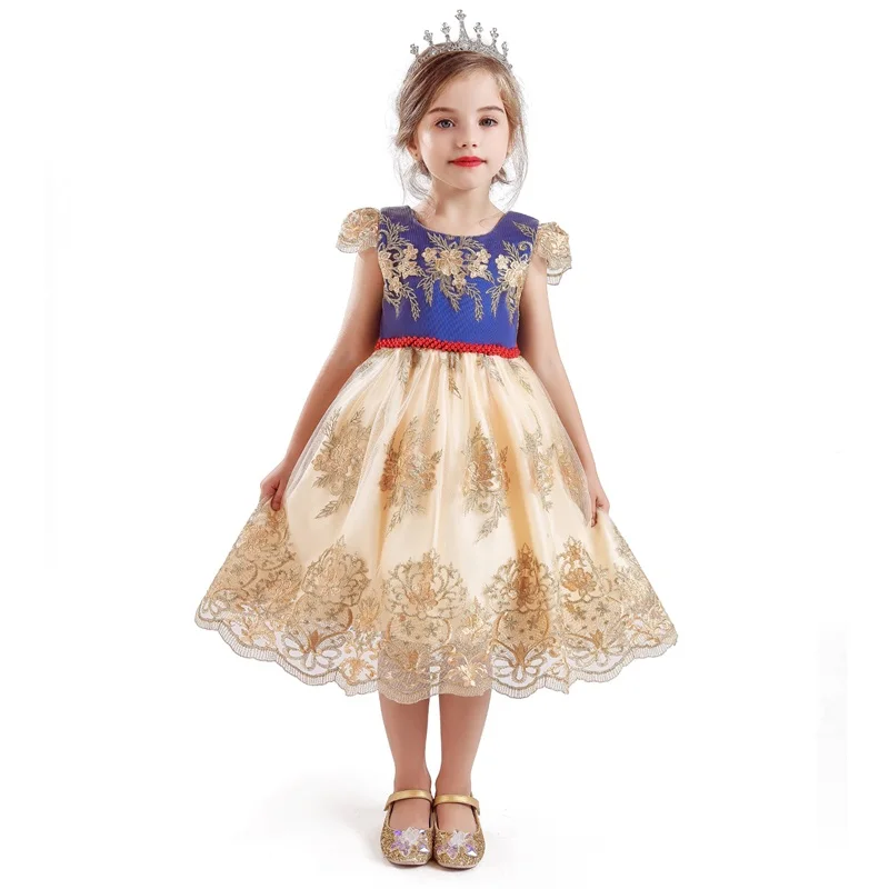 Нарядное платье с единорогом для маленьких девочек; маскарадный костюм принцессы для девочек; детское праздничное платье-пачка; детская одежда с цветочным рисунком