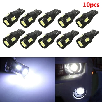 

T10 W5W 194 5630 LED Car Bulbs 6-SMD CANBUS ERROR FREE Car Side Wedge Light Auto License Plate Lights Dome Ceiling Lamp 12V