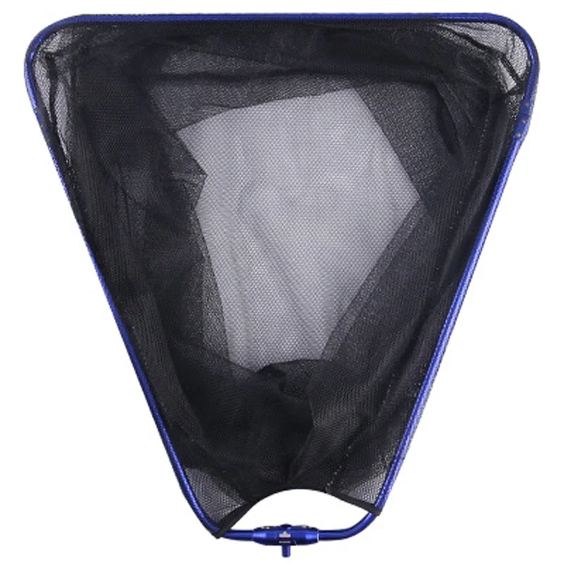 

JIGEECARP Triangular Folding Fishing Nets Aluminum Alloy Landing Net Anti-hanging Net Deep 38cm/ 60cm Large Fish Mesh Head