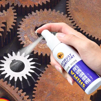 

Rust Inhibitor Rust Remover Derusting Spray Car Cleaning Metal Surface Chrome Paint Clean Anti-rust lubricant 100/120ml