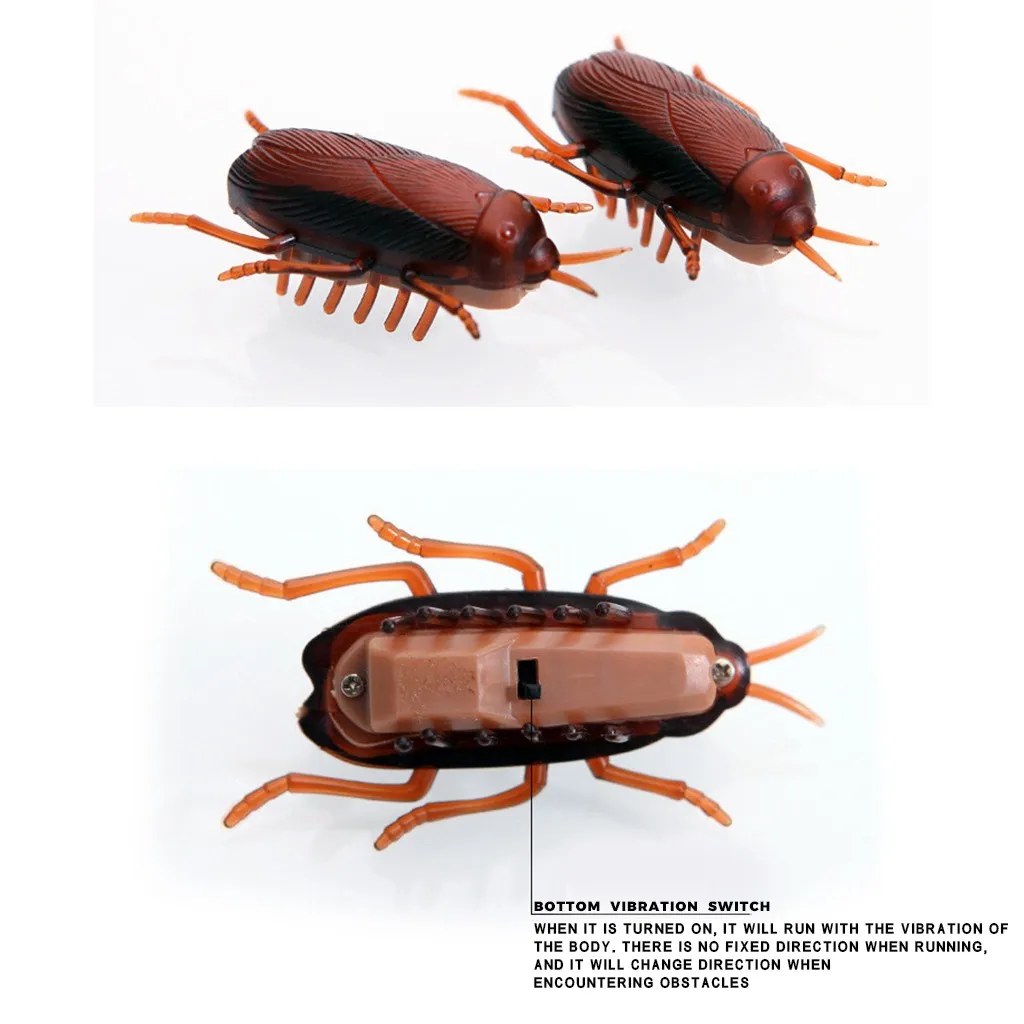 Ужасный движущийся таракан электричество поддельный таракан игрушка насекомые шалость игрушка Новое поступление дропшиппинг