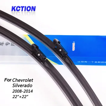 

Car Windshield Wiper Blade For CHEVROLET Silverado(2008-2014), 22"+22", Front Window Windscreen Wipers, Car Accessories