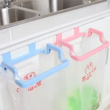 

1 PCS Garbage Hanging Storage Bag Holder Kitchen Behind Door Cupboard Hanger Multi-purpose Towel Bag Storage Rack