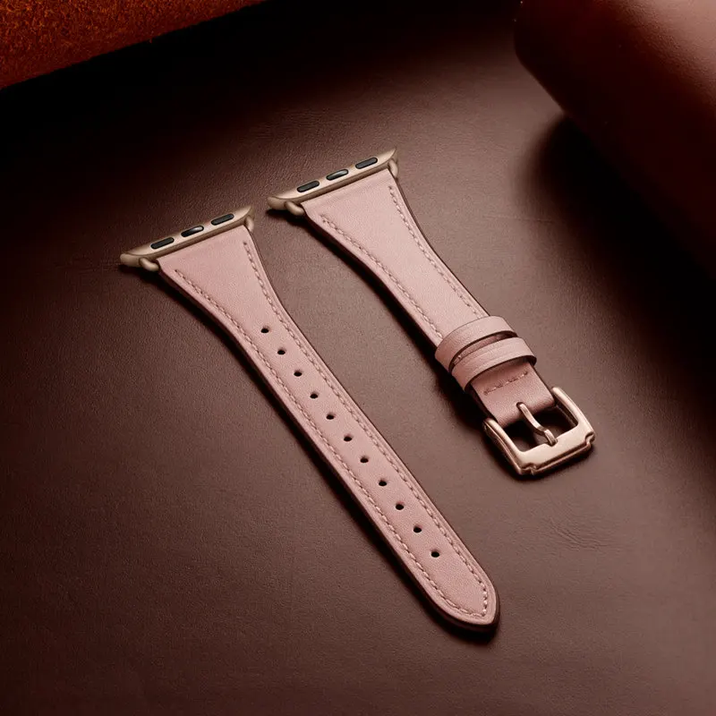 ASHEI ремешок из натуральной кожи для часов Apple Watch Series 5/4 44 мм 40 мм Ремешки для наручных часов iWatch Apple Watch 42 мм 38 мм серия 3/2/1