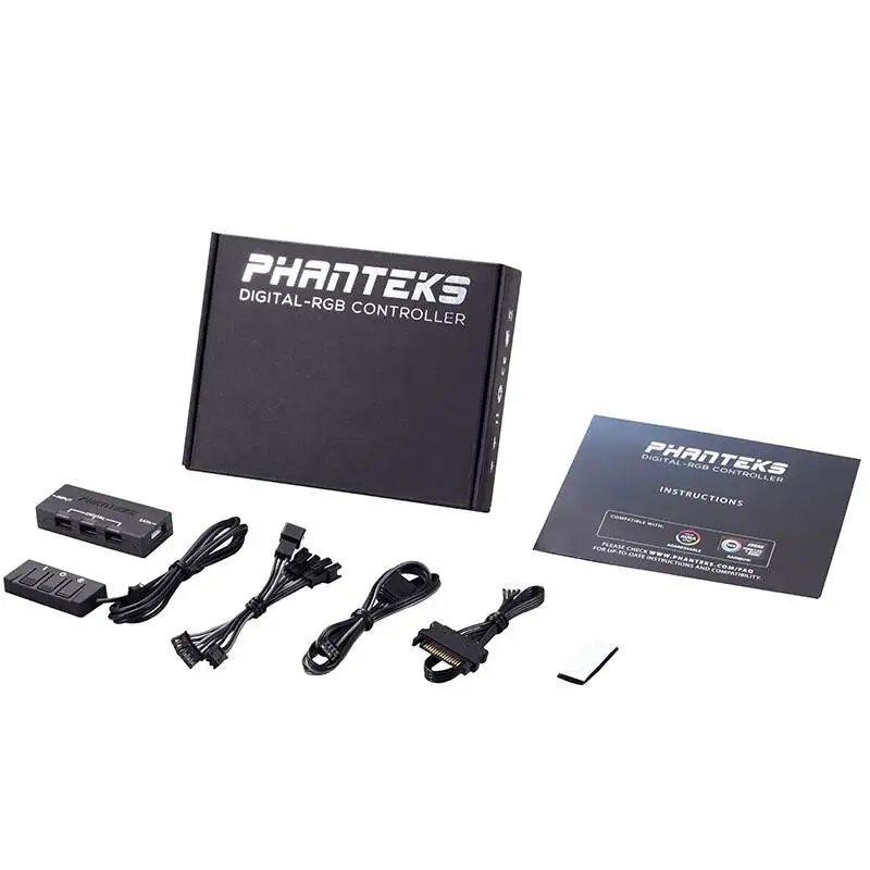 5v 3pin controller PHANTEKS 5V-3Pin D-RGB контроллер вентилятор Holos светильник полоса Spliter Поддержка синхронизации материнская плата PH-CTHUB_DRGB_01 - Цвет лезвия: 5v 3pin controller