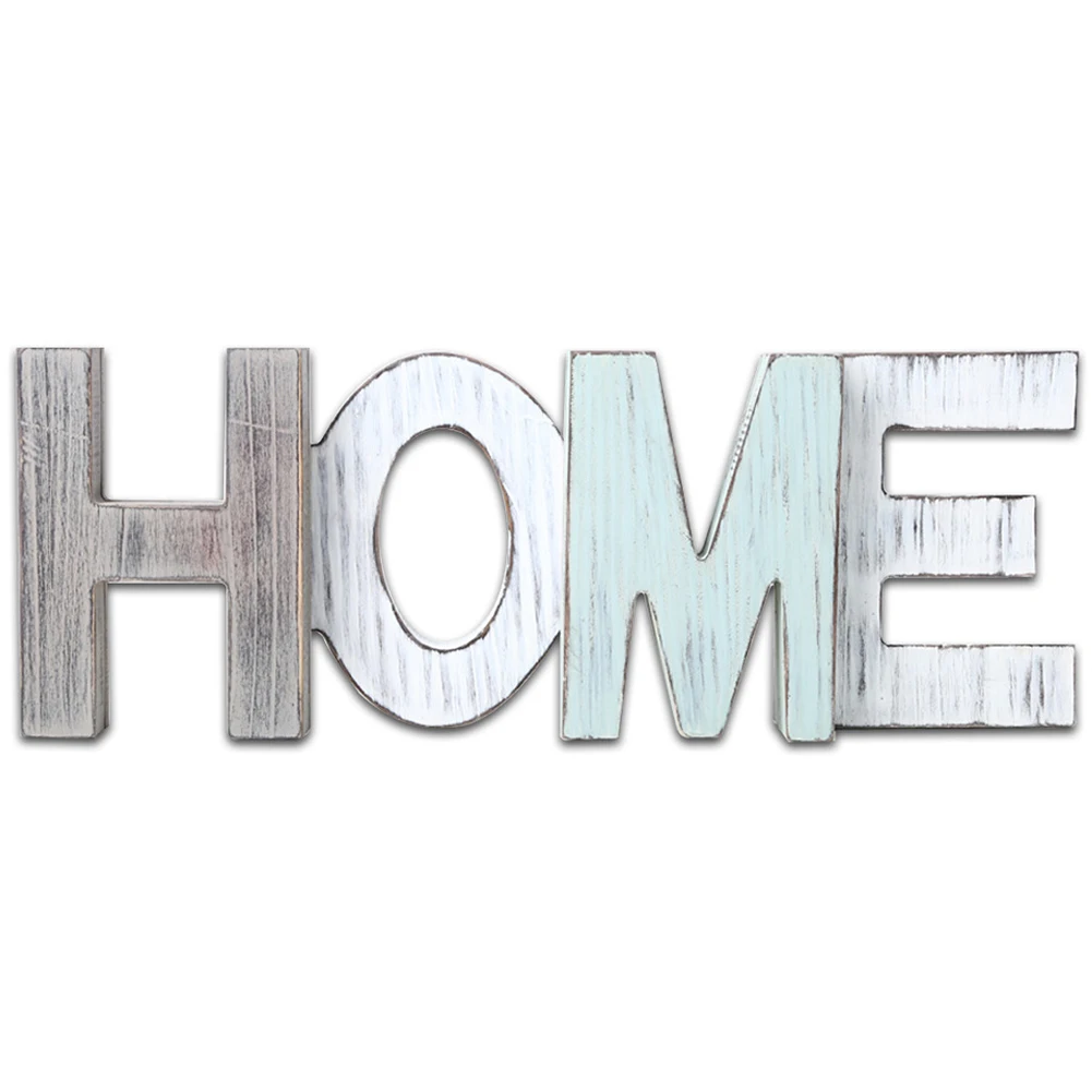 Vintage Letras De Madera Decoracion Para El Hogar Articulos De