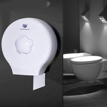 

Toilet Paper Holder Tissue Dispenser Roll Waterproof Wall-mounted Bathroom Found For Room ABS small roll paper towel holder