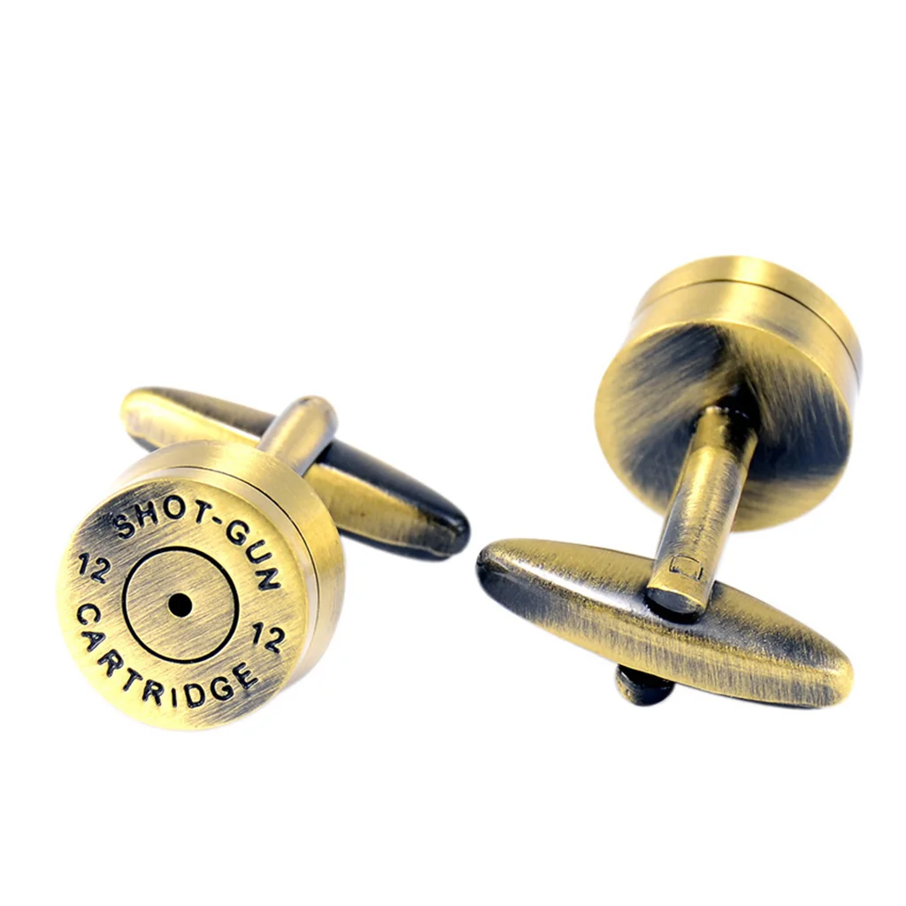 Vintage Bullet Design Cufflinks Mens Shirt Business Cuff Link Wedding Gift