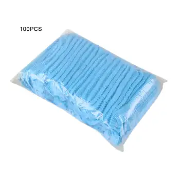 

Disposable Hat Non-Woven Hat Hooded Strip Hat Wide Stretch Band Dust Protection For Hospital And Laboratory 100 Pcs