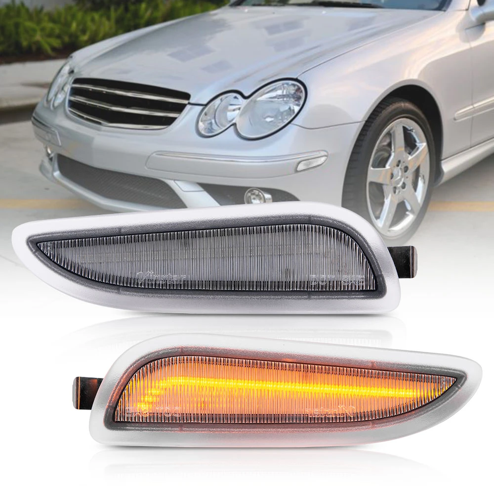 For Benz W209 Front Led Side Marker Light Glk55 Amg 0306 Glk500 0309
