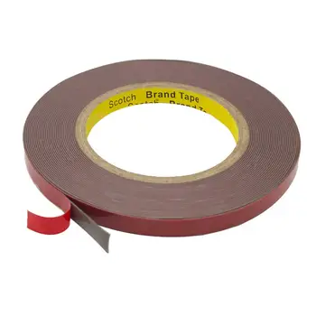 

100 Feet 0.4Inch Width Strong Adhesive Waterproof Clear Removable Mounting Tape for LED Strip Lights, Home Decor, jk832