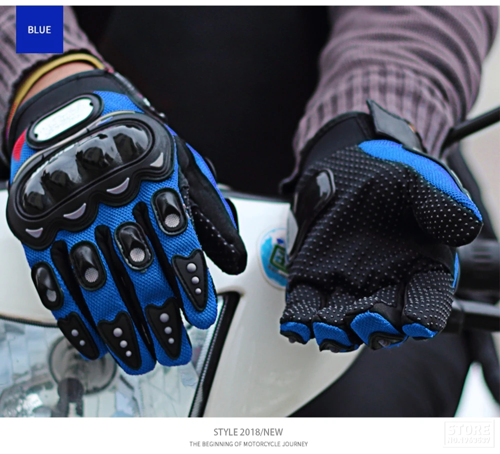 Полный палец мужские мотоциклетные перчатки дышащие moto rbike moto перчатки для верховой езды сенсорный экран moto cross перчатки Внедорожные moto rcycle